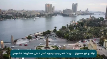 ارتفاع غير مسبوق.. درجات الحرارة والرطوبة تصل لأعلى مستويات الخميس